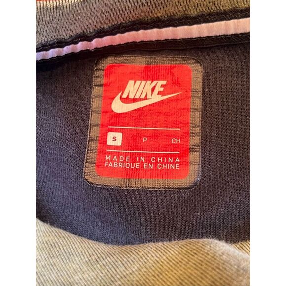 Nike Tech Small olive green Fleece Crewneck Black Rose sweatshirt unique - Picture 7 of 10